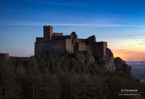 Castle of Loarre dusk